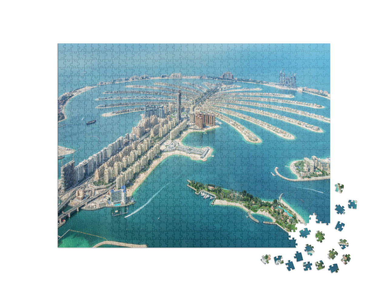 Puzzle 1000 Teile „Dubai Palm Jumeirah, Vereinigte Arabische Emirate“