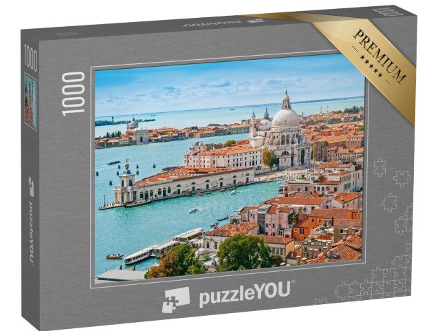 Puzzle 1000 Teile „Luftbild der Basilika Santa Maria della Salute in Venedig,Italien“