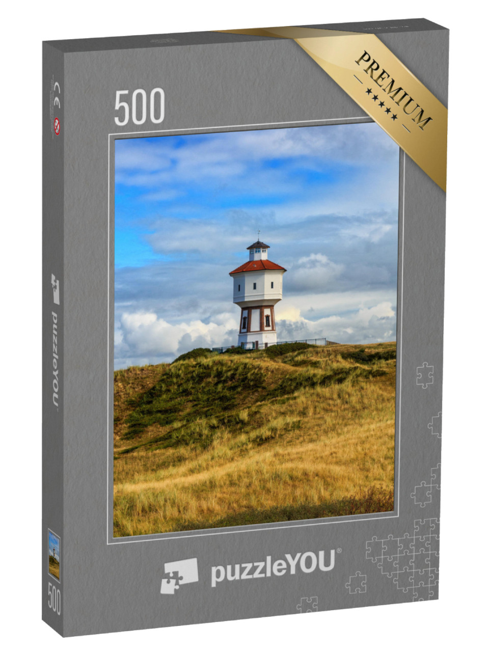 Puzzle 500 Teile „Leuchtturm Langeoog“
