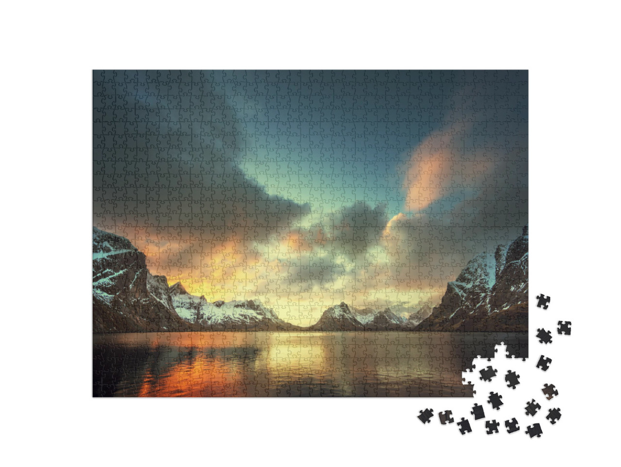 Puzzle 1000 Teile „Inseln der Lofoten, Norwegen“