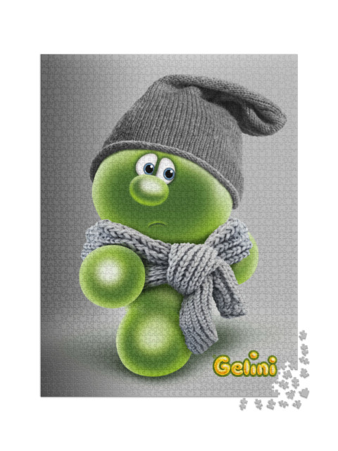 Puzzle 2000 Teile „Gelini Mint“