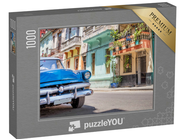 Puzzle 1000 Teile „Klassischer amerikanischer Oldtimer in Havanna, Kuba“
