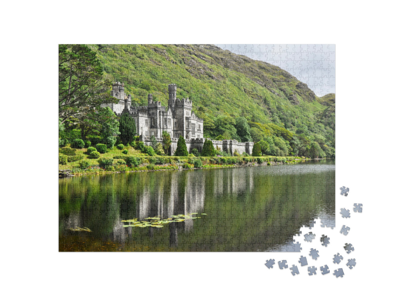Puzzle 1000 Teile „Kylemore Abbey, Galway, Irland“