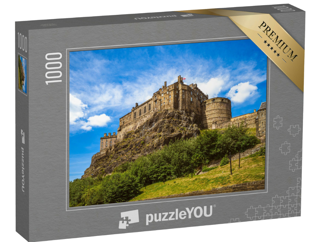 Puzzle 1000 Teile „Edinburgh Castle, Schottland, Großbritannien“