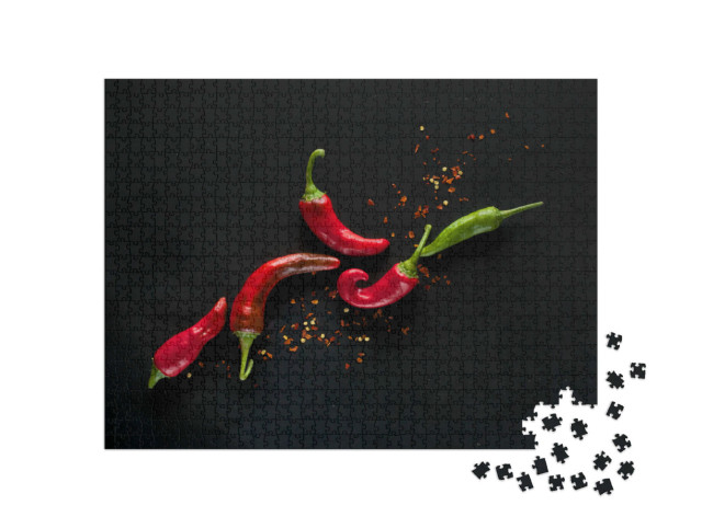Puzzle 1000 Teile „Chilischoten “