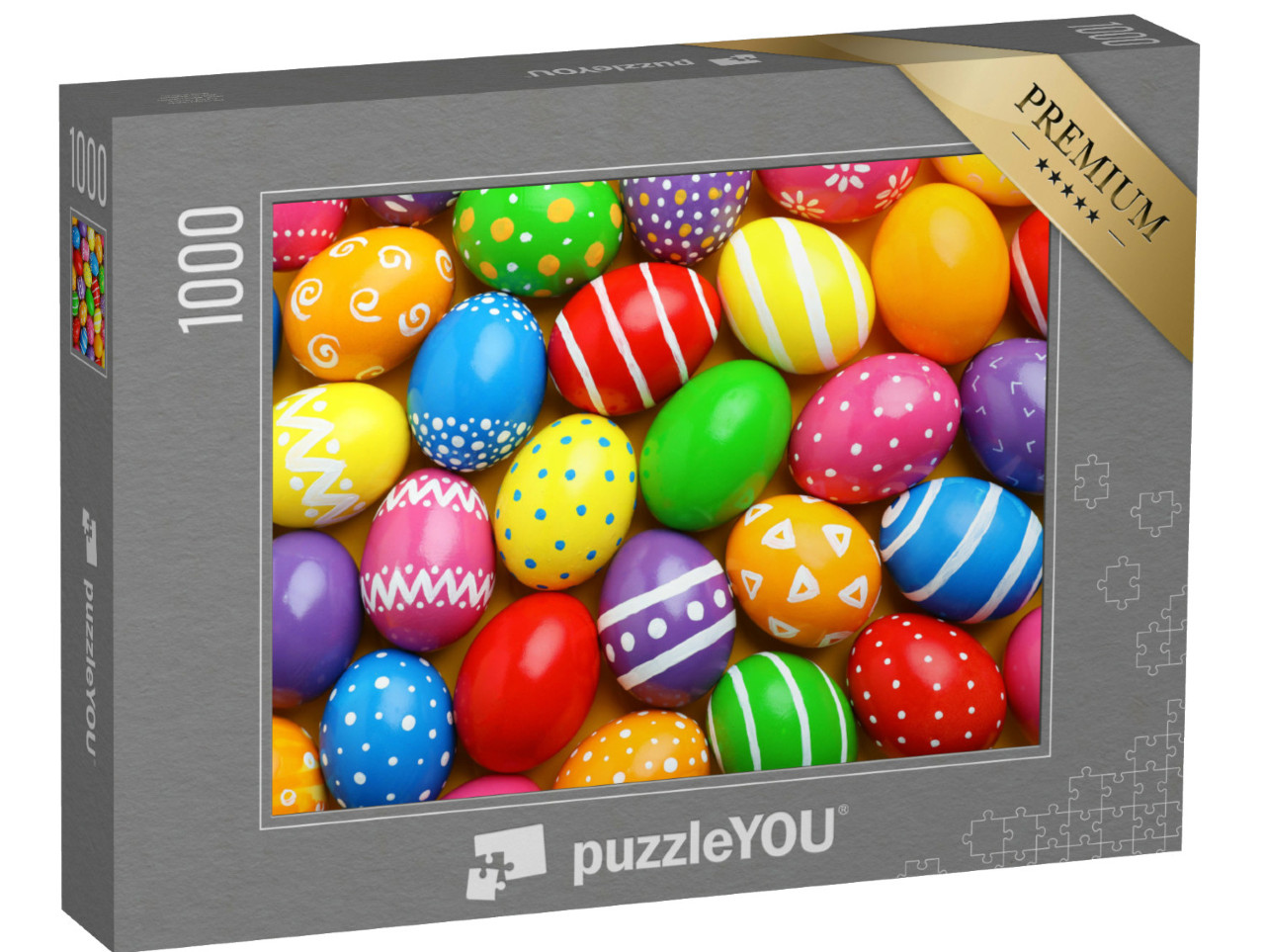 Puzzle 1000 Teile „Wunderschöne bunte Ostereier“