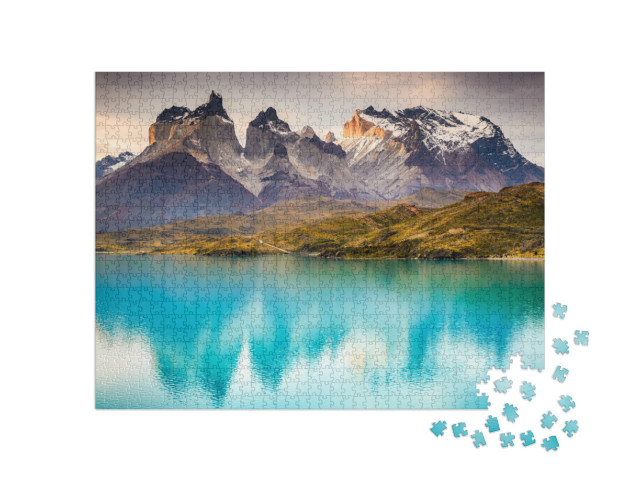 Puzzle 1000 Teile „Torres del Paine, Patagonien, Chile“