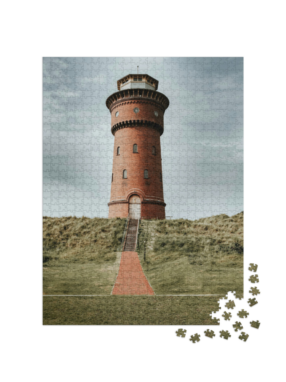 Puzzle 1000 Teile „Alter Leuchtturm auf der Insel Borkum“