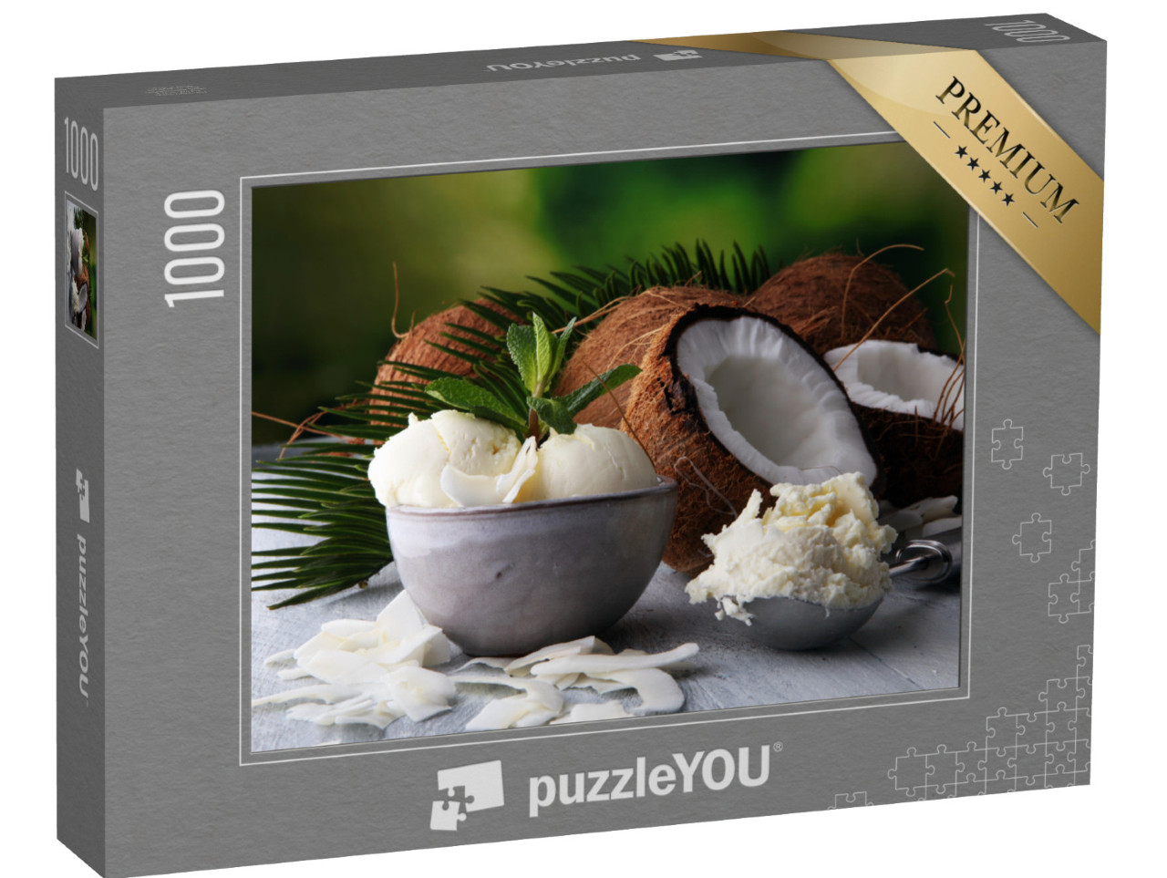 Puzzle 1000 Teile „Frisches Kokosnuss-Eis“