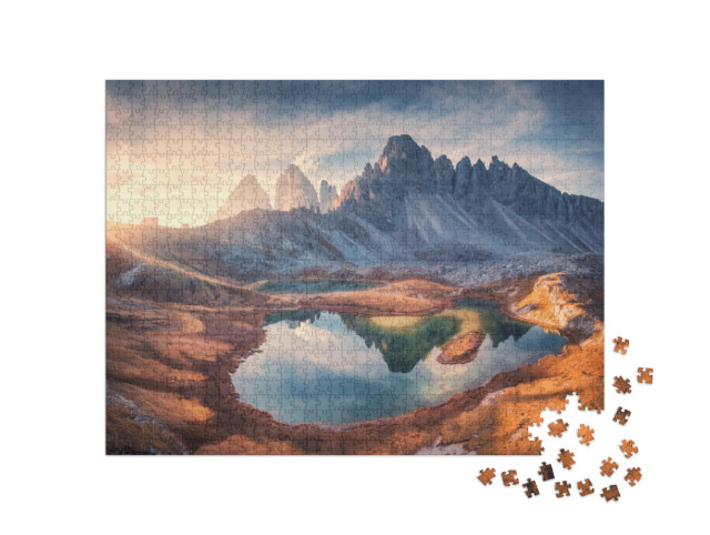Puzzle 1000 Teile „Wilde Dolomiten, Italien“