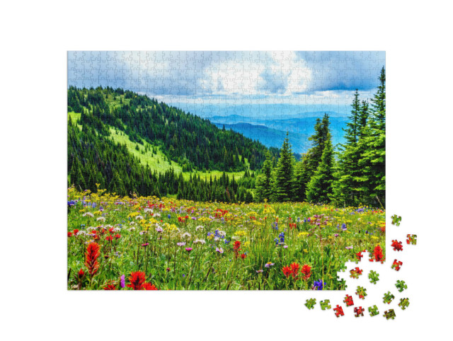 Puzzle 1000 Teile „Wanderung in British Columbia, Kanada“