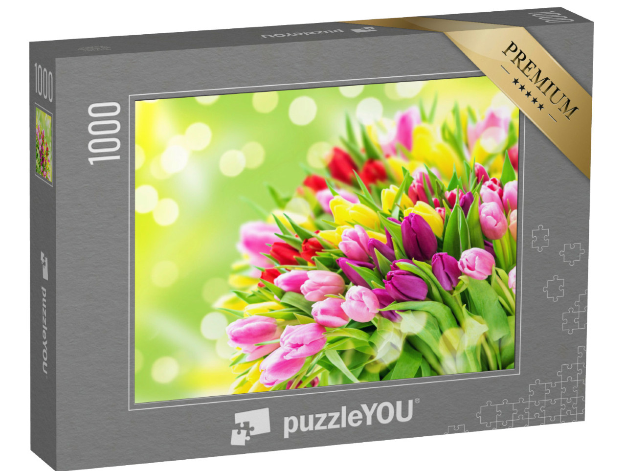 Puzzle 1000 Teile „Frühlingshafter Blumenstrauß“