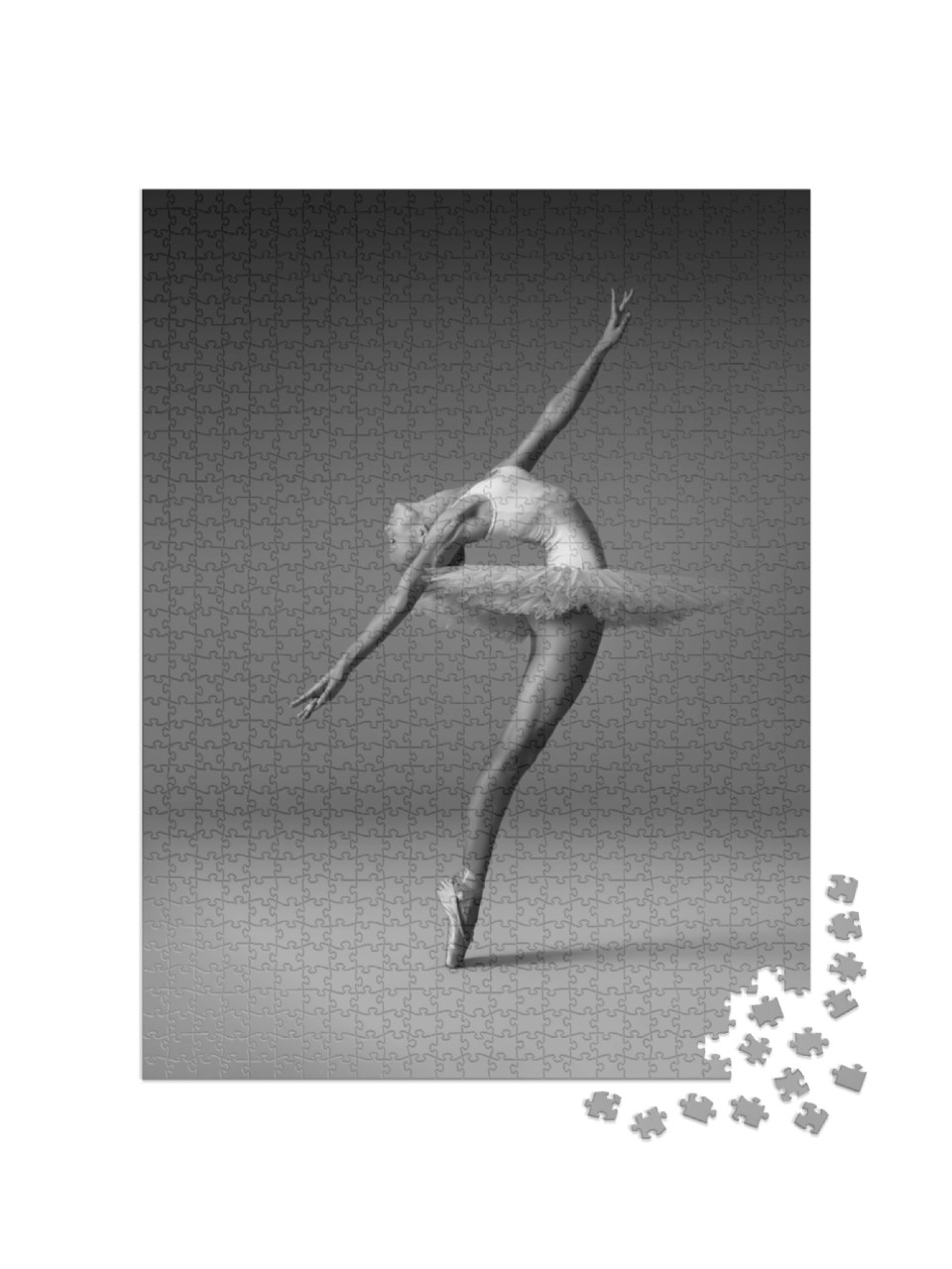 Puzzle 1000 Teile „Ballerina in Tanzpose “