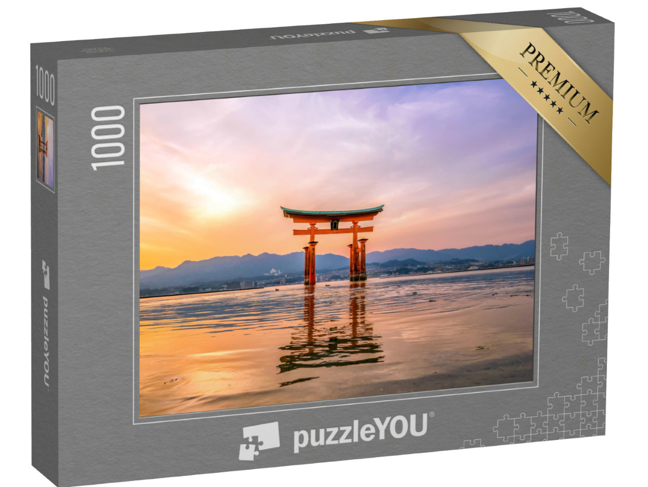 Puzzle 1000 Teile „Miyajima, das berühmte schwimmende Torii-Tor in Japan“