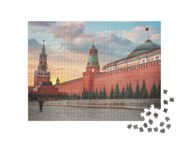 Puzzle 1000 Teile „Kreml, offizielle Residenz des Präsidenten der Russischen Föderation“