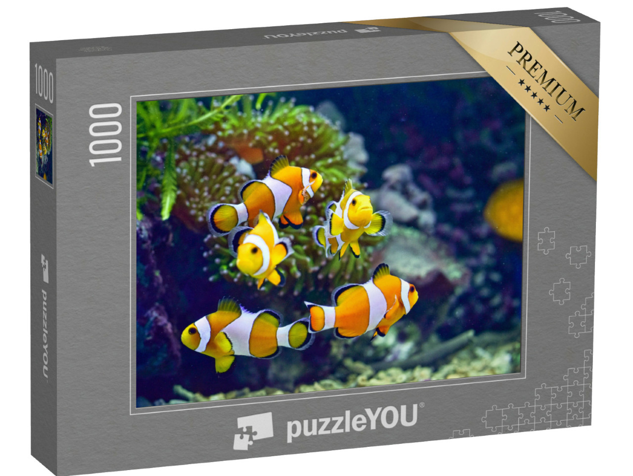 Puzzle 1000 Teile „Clownfische“