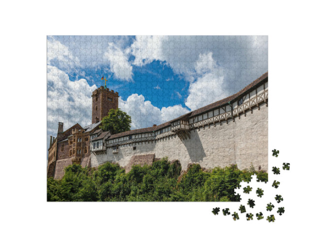Puzzle 1000 Teile „Die Wartburg in Thüringen, Deutschland “