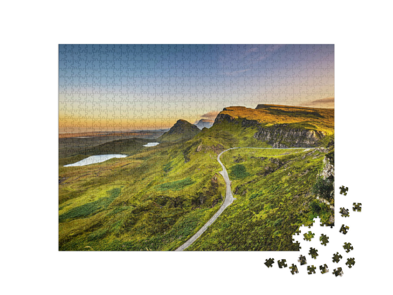 Puzzle 1000 Teile „Isle of Skye, Schottische Highlands“