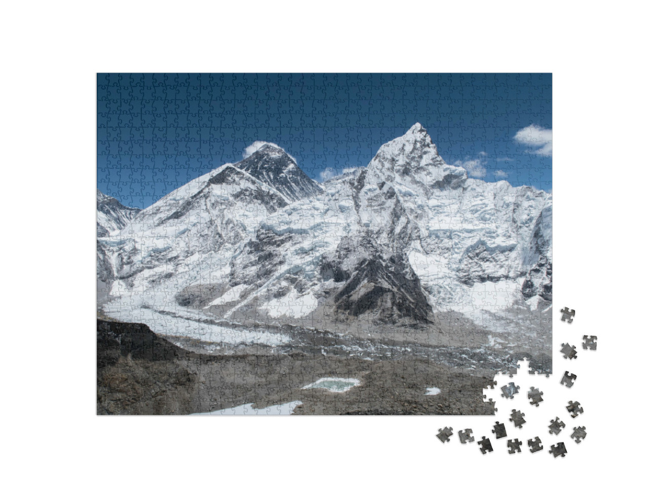 Puzzle 1000 Teile „Atemberaubend: Der Blick vom Kala Patthar auf den Mount Everest“