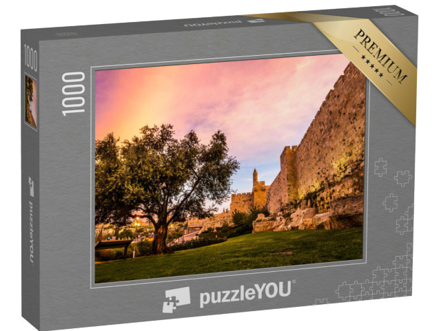 Puzzle 1000 Teile „Das Minarett des Davidsturms, Jerusalem, Irael“