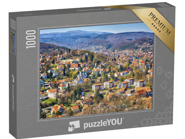 Puzzle 1000 Teile „Malerische Altstadt von Wernigerode, Deutschland“