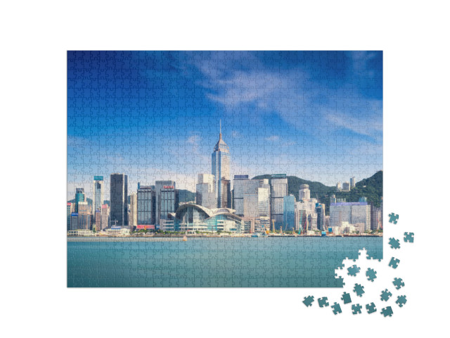 Puzzle 1000 Teile „Hongkong City“