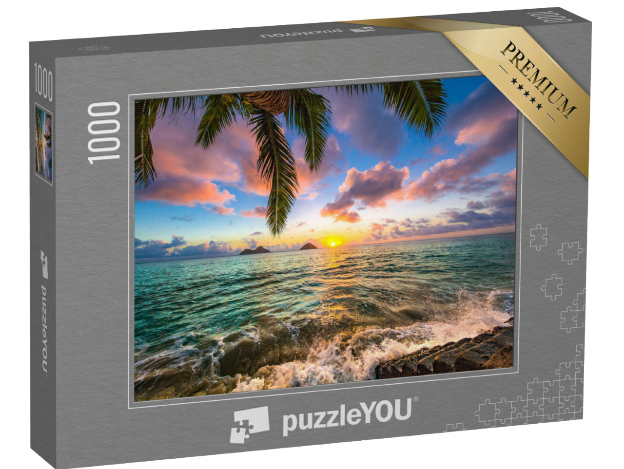 Puzzle 1000 Teile „Wunderschöner Sonnenaufgang über Hawaii“