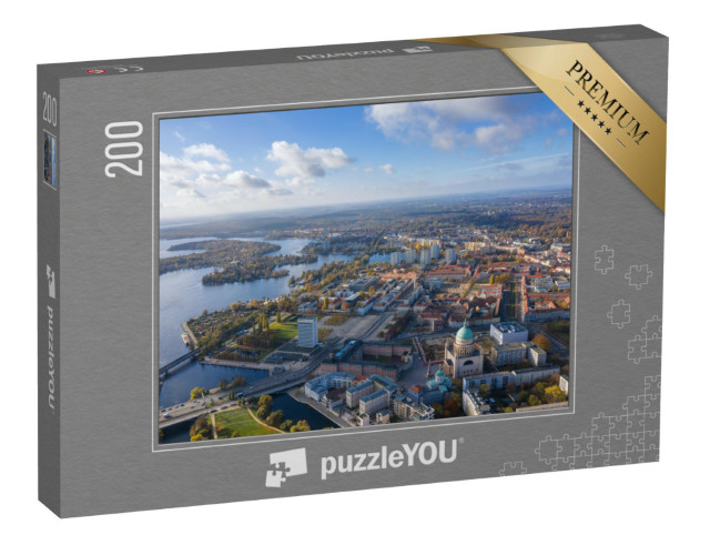 Puzzle 200 Teile „Luftbildansicht über Potsdam, Deutschland“
