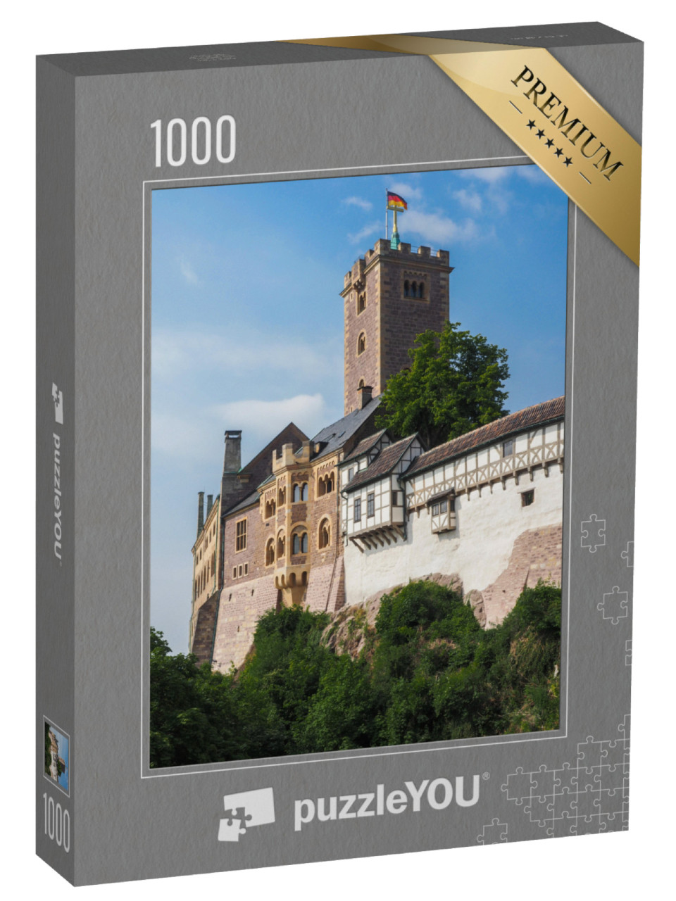 Puzzle 1000 Teile „Burg Wartburg in der Nähe von Eisenach, Deutschland“