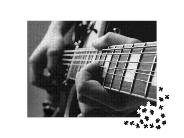 Puzzle 1000 Teile „Gitarre spielen“