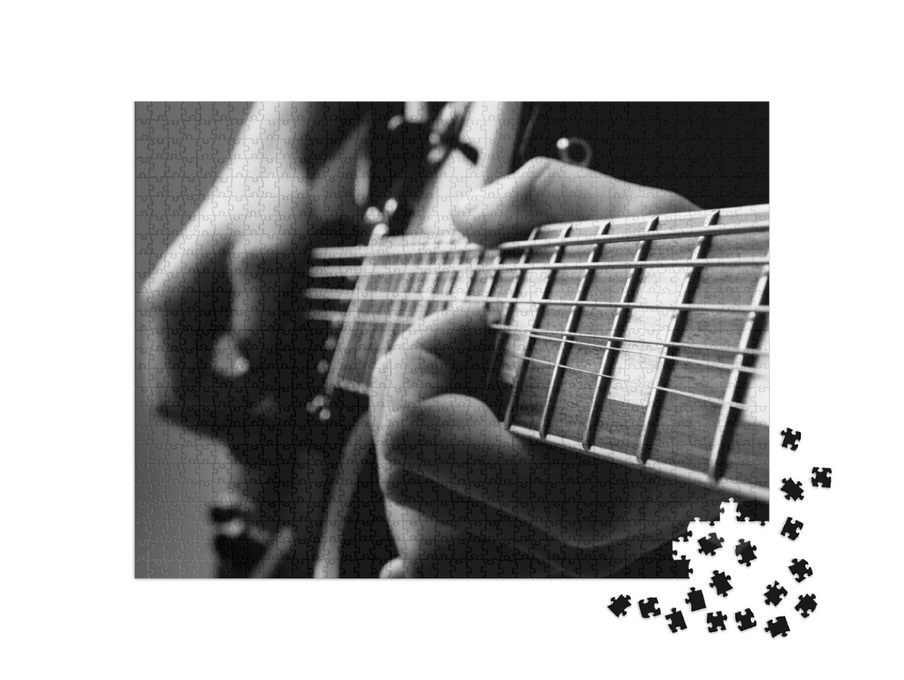 Puzzle 1000 Teile „Gitarre spielen“