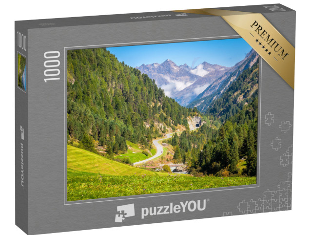 Puzzle 1000 Teile „Bergsteiger-Idylle“