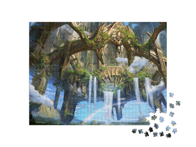Puzzle 1000 Teile „Mittelalter: Fantasy“