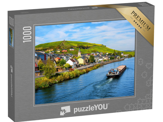 Puzzle 1000 Teile „Mosel bei Wormeldange, Luxemburger Land“