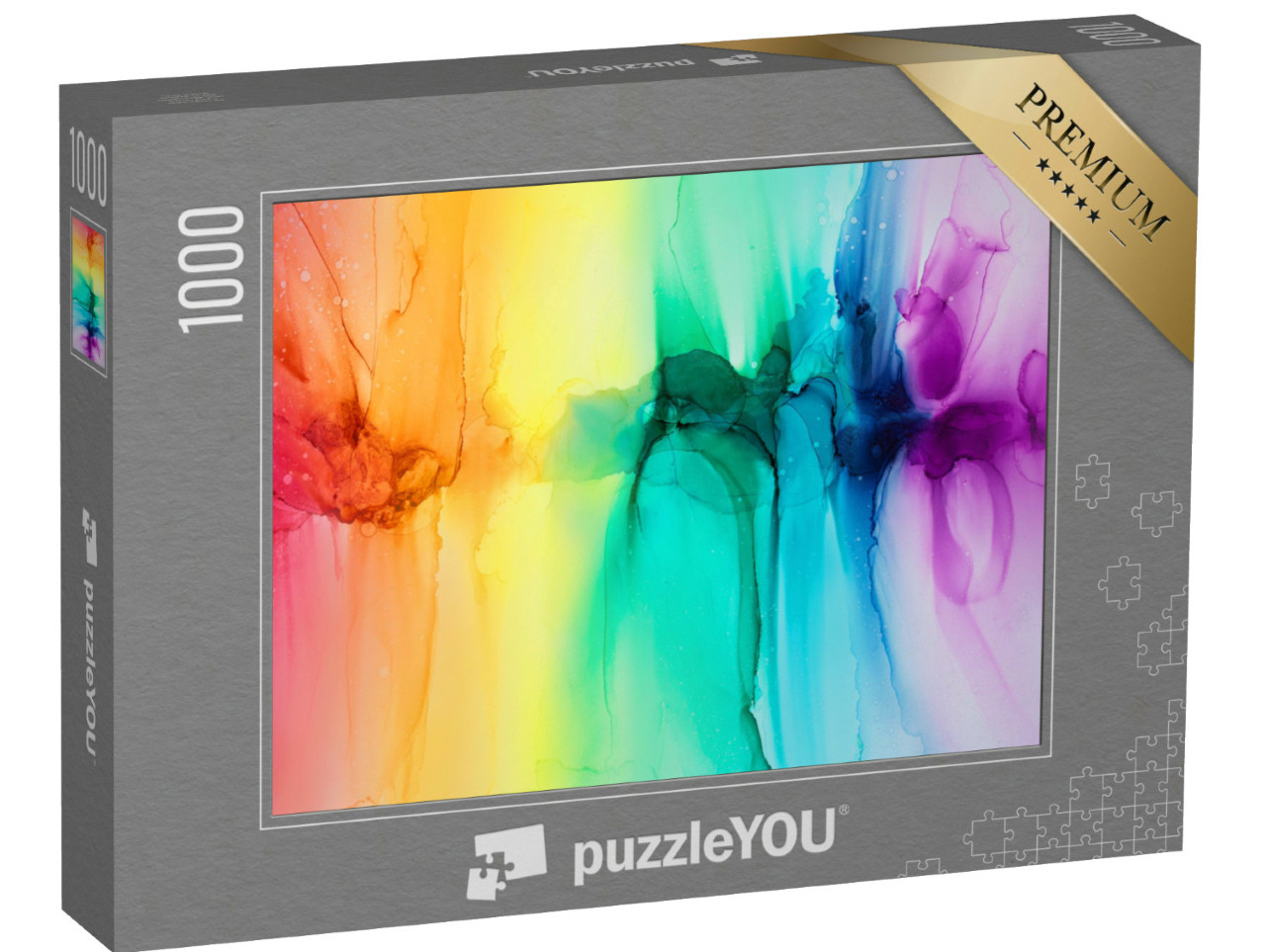 Puzzle 1000 Teile „Abstrakte Regenbogen “