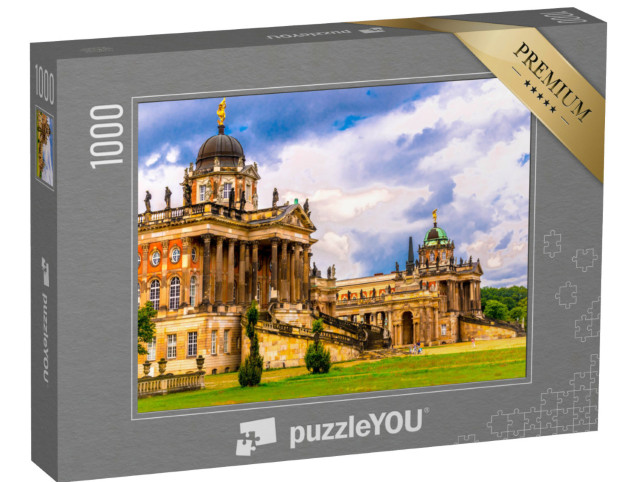 Puzzle 1000 Teile „Das Neue Palais, Sanssouci, Potsdam, Brandenburg“