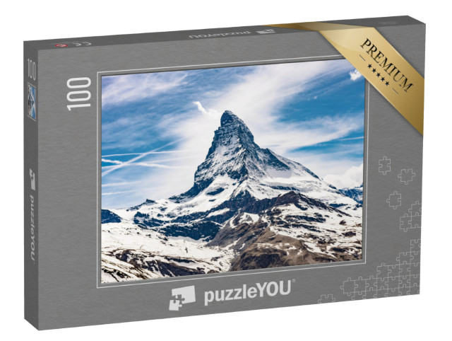 Puzzle 100 Teile „Matterhorn, Schweizer Alpen“
