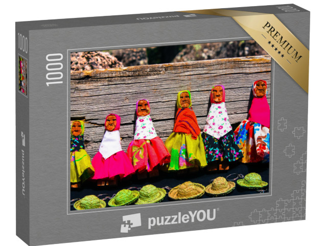 Puzzle 1000 Teile „Buntes Kunsthandwerk aus Mexiko“
