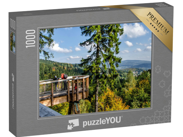 Puzzle 1000 Teile „Pfad in den Baumkronen“