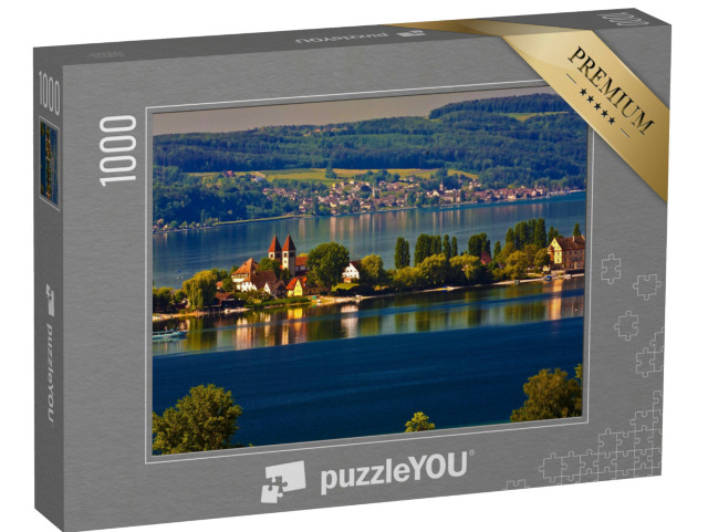 Puzzle 1000 Teile „Malerische Insel Reichenau im Bodensee“
