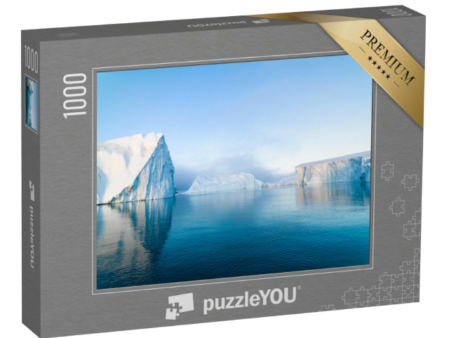Puzzle 1000 Teile „Arktische Eisberge auf dem Arktischen Ozean, Grönland“
