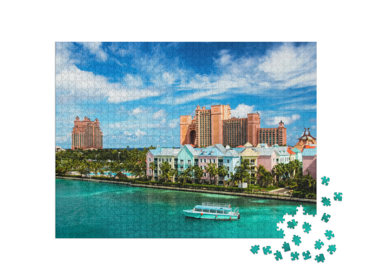 Puzzle 1000 Teile „Nassau im Sommer, Bahamas, Karibik“