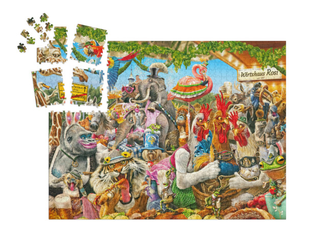 Puzzle „HUNDSLINGER HOCHZEIT“ | SMART SORTED® 1000 Teile