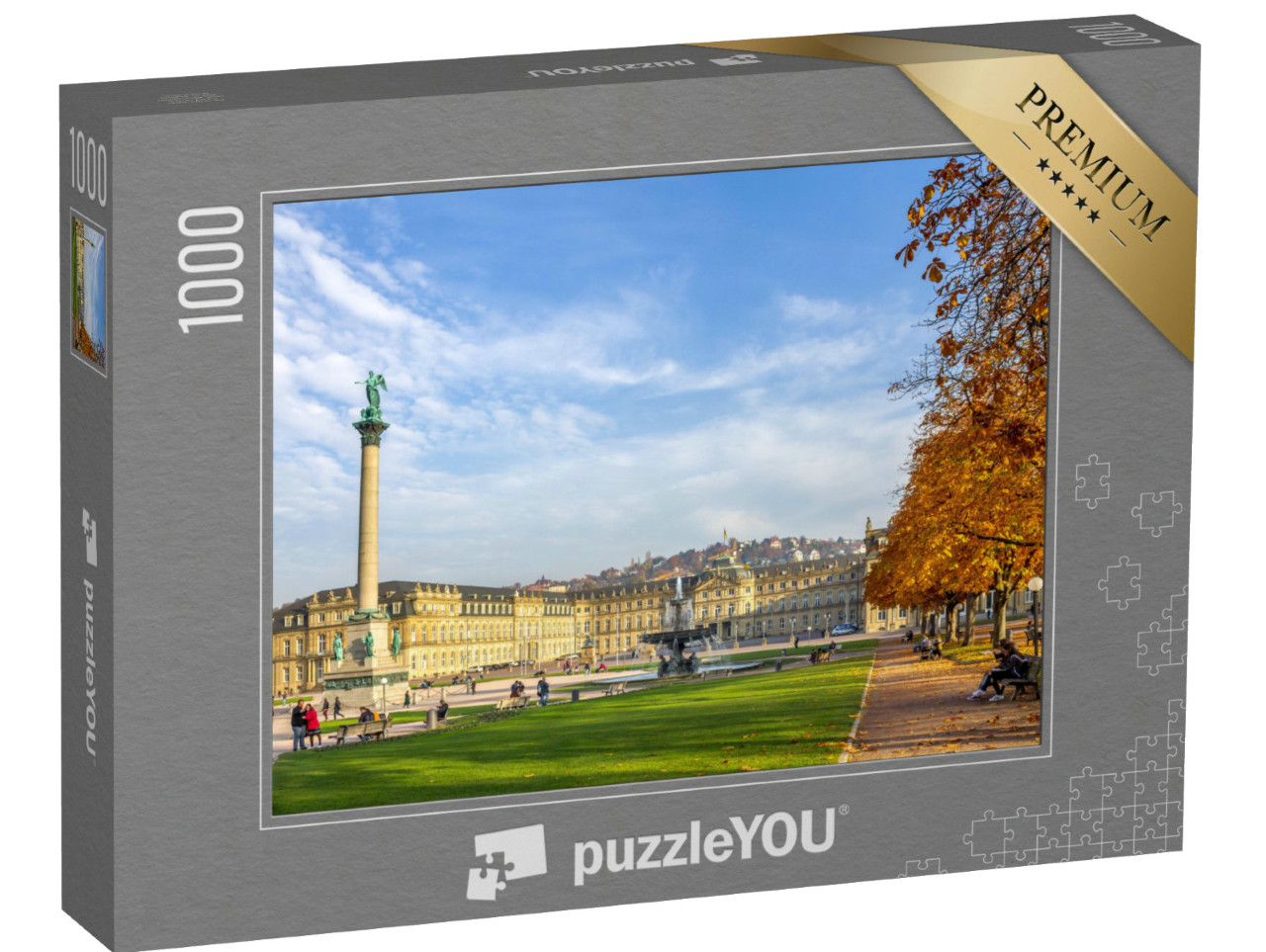 Puzzle 1000 Teile „Schlossplatz, Stuttgart“