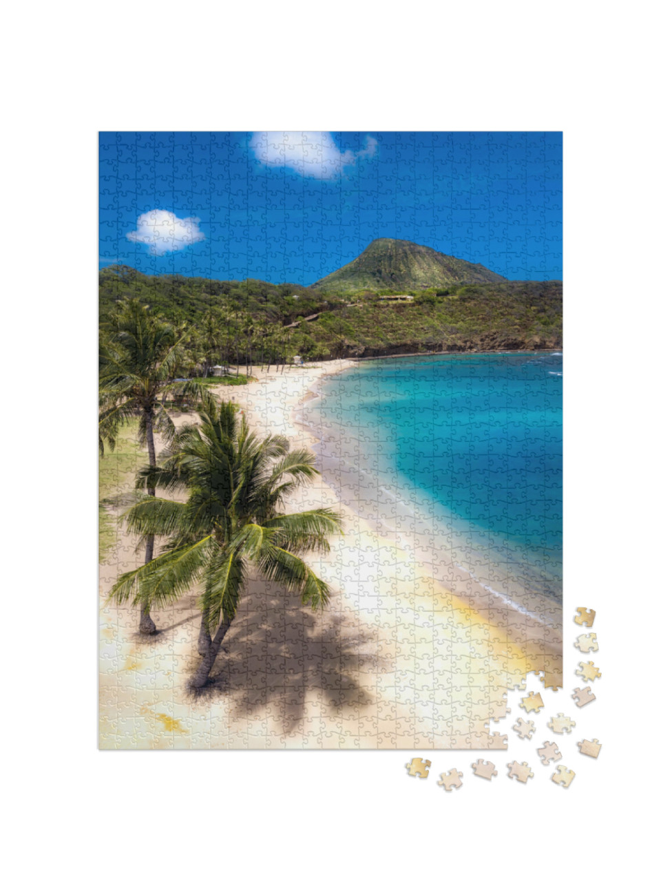 Puzzle 1000 Teile „Strandparadies Hanauma Bay“