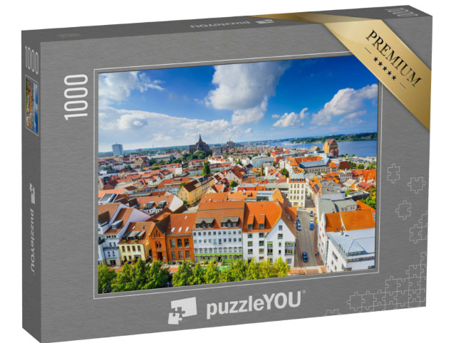 Puzzle 1000 Teile „Altstadt von Rostock, Deutschland“
