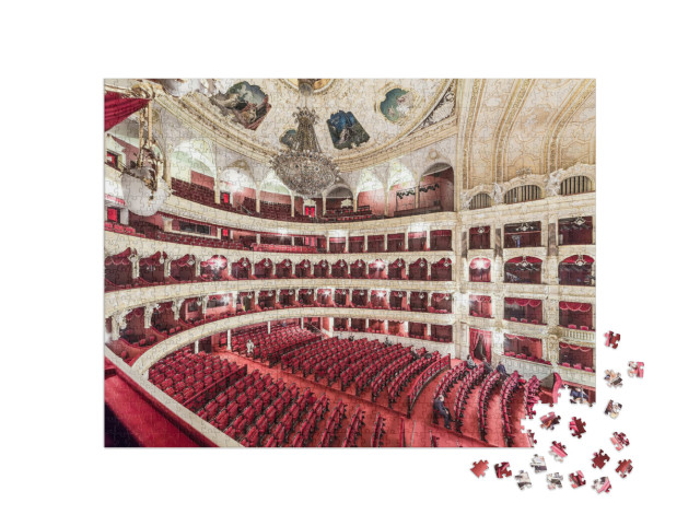 Puzzle 1000 Teile „Das Nationale Akademische Opern- und Balletttheater von Odessa“