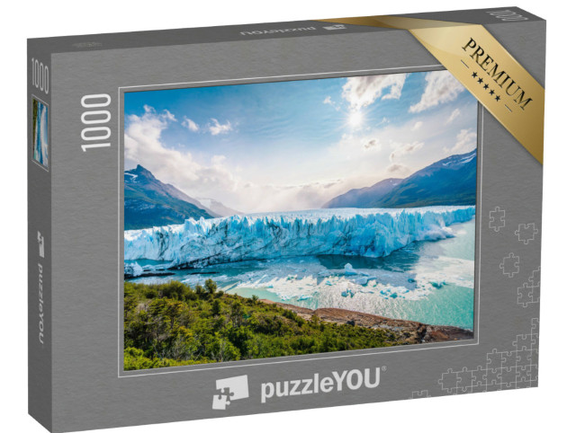 Puzzle 1000 Teile „Eis am Perito-Moreno-Gletscher, Patagonien, Argentinien“