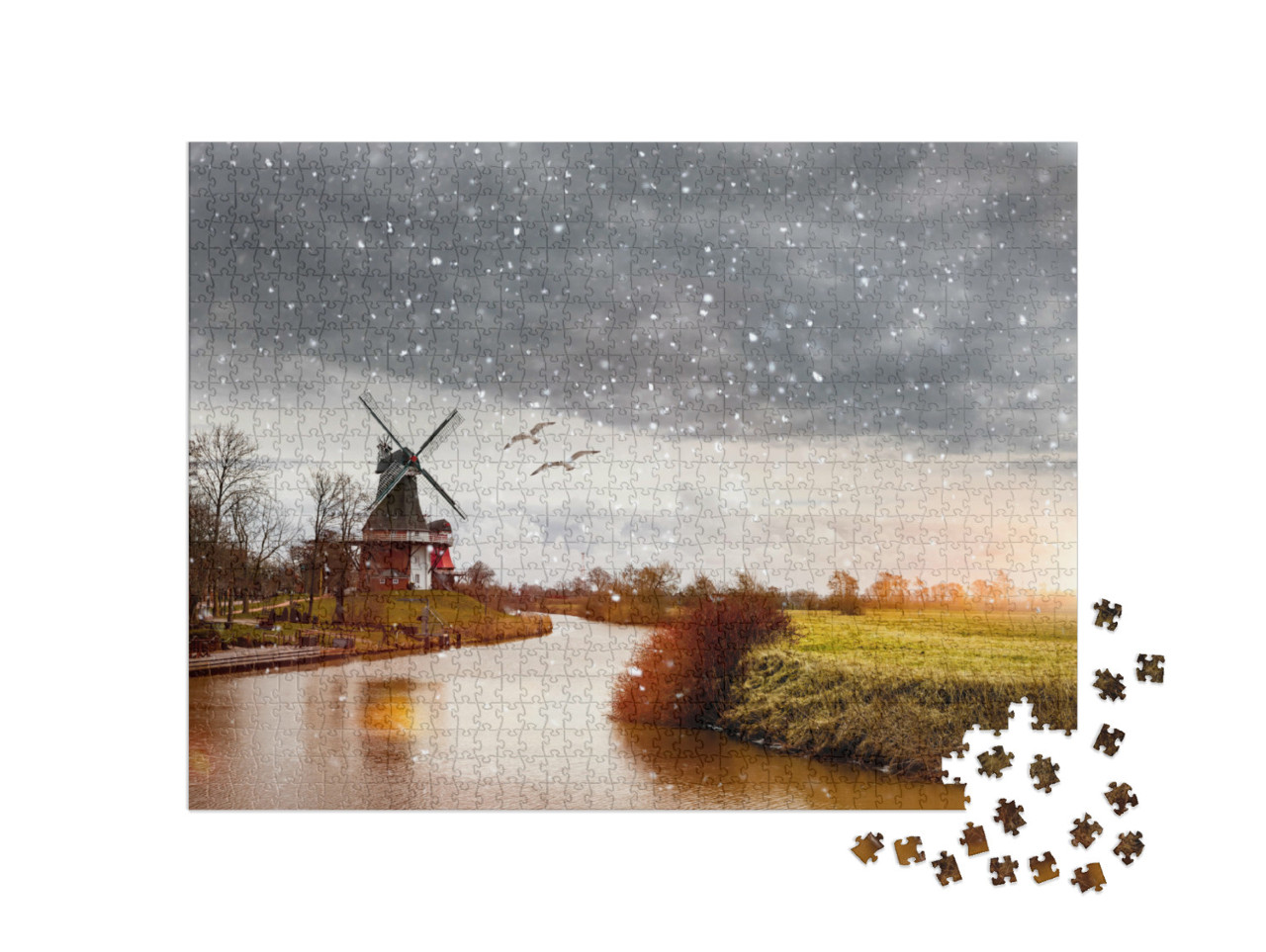Puzzle 1000 Teile „Greetsiel Ostfriesland“