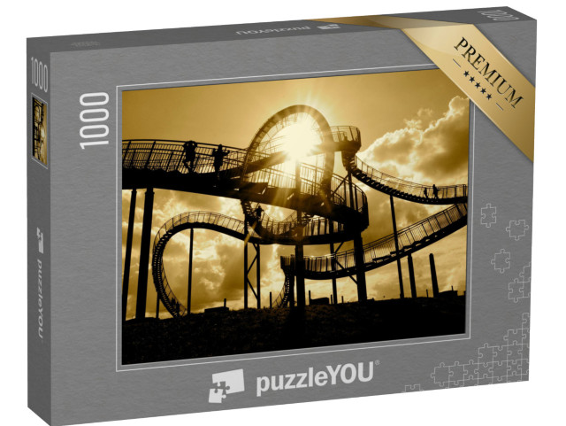 Puzzle 1000 Teile „Ruhrgebiet, Deutschland: Industrie und Wahrzeichen“